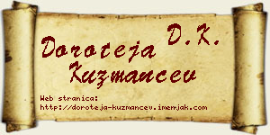 Doroteja Kuzmančev vizit kartica